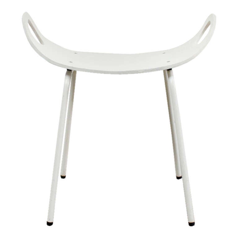 Scandinavian Bent Plywood Stool at 1stDibs