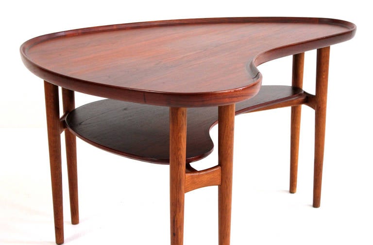 Danish Rare Coffee Table by Arne Vodder for Bovirke