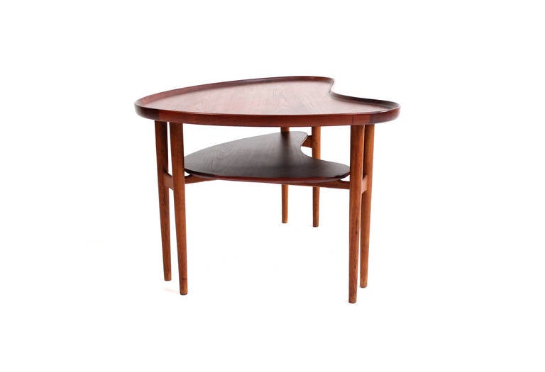 Scandinavian Modern Rare Coffee Table by Arne Vodder for Bovirke