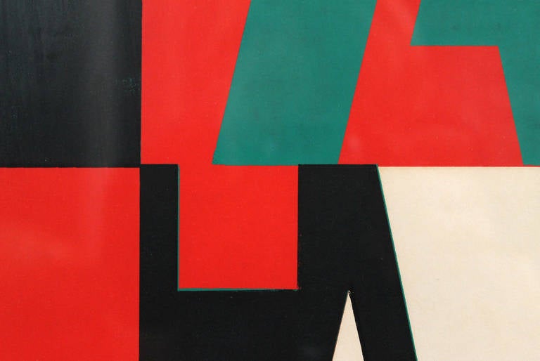 Mid-20th Century Modernist Italy Poster