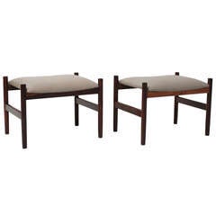 Pair of Danish Rosewood Stools