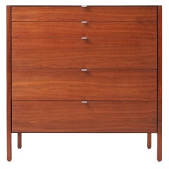 Florence Knoll Walnut Chest