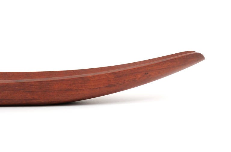 Early Staved Teak Dansk Canoe Bowl by Jens Quistgaard 1