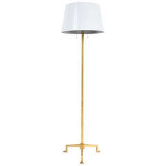 Maison Ramsay Gilt Wrought Iron Floor Lamp