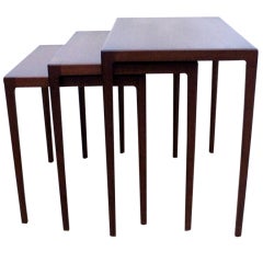 Teak Nesting Tables by Pontoppidan