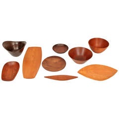 Turned Wood Bowl Collection