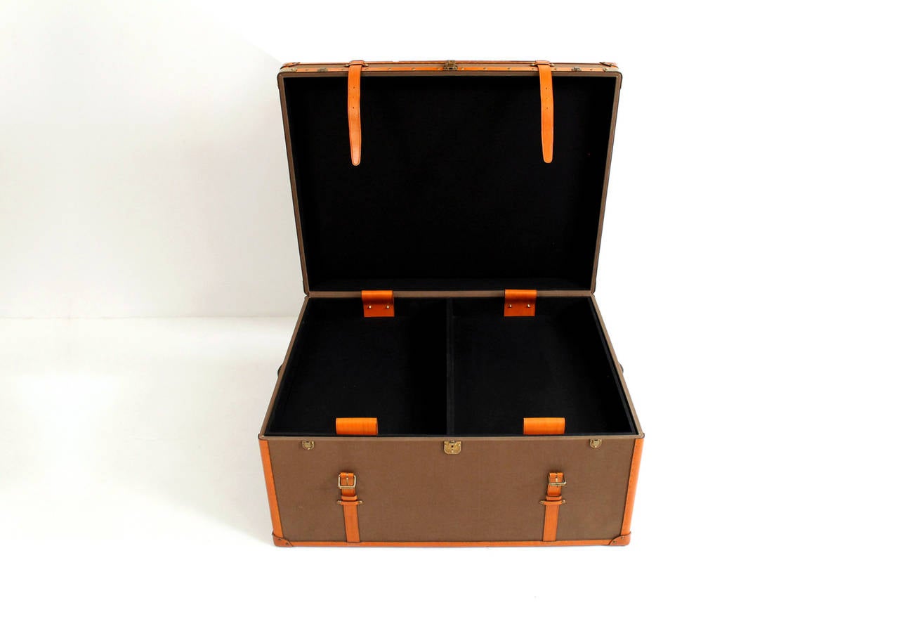 Rare Ralph Lauren Leather Trunk or Coffee Table 2