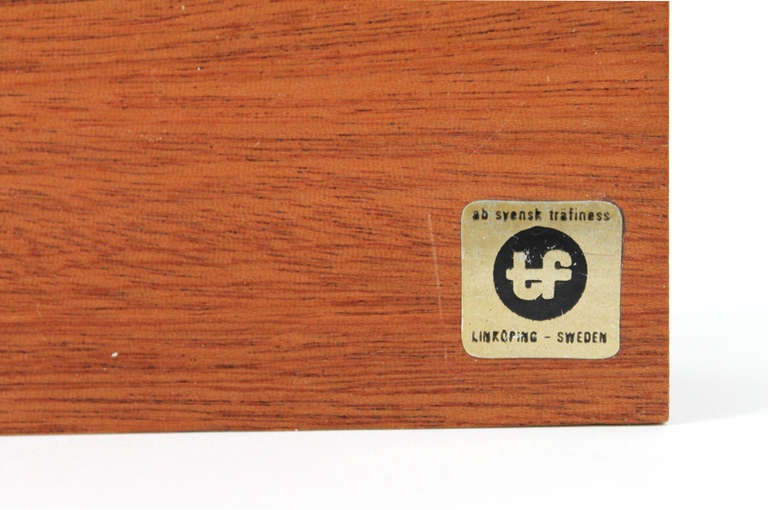Swedish Teak and Glass Sectional Box Catch All 4