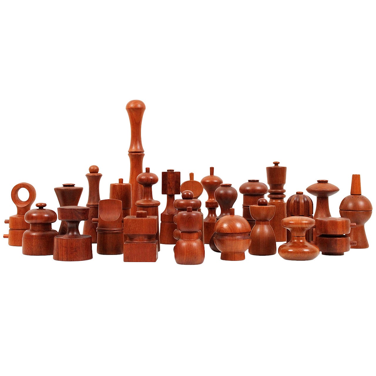 Large Collections of Danish Dansk Pepper Mills by Quistgaard