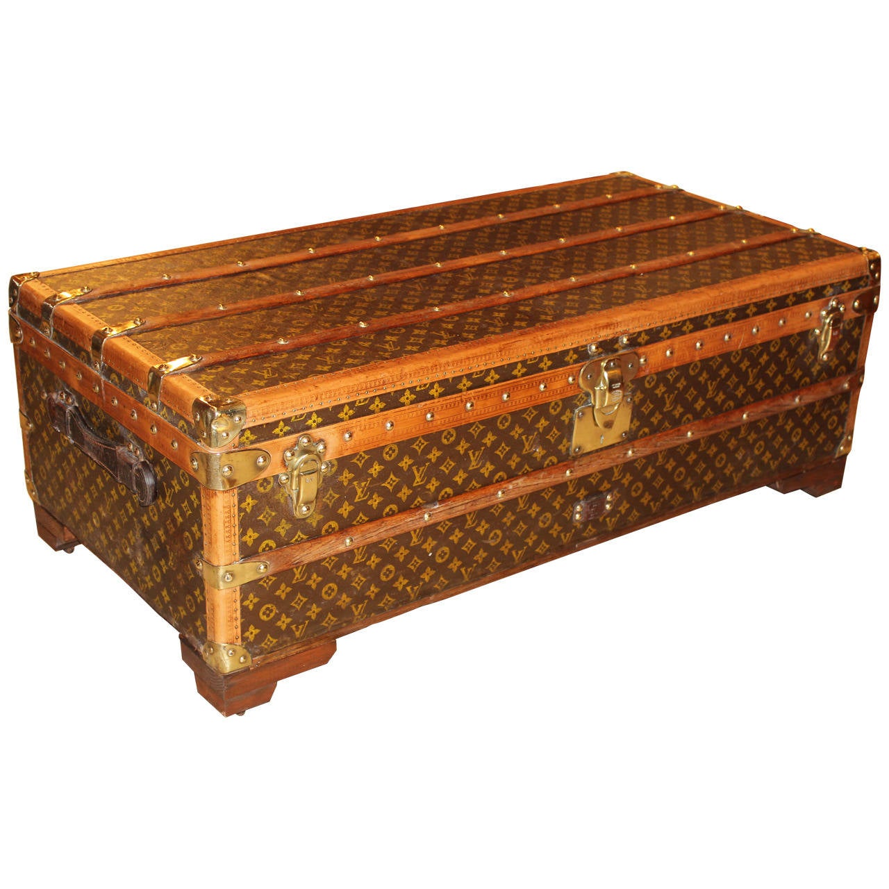 Louis Vuitton Cabin Trunk or Coffee Table, circa 1920s at 1stdibs