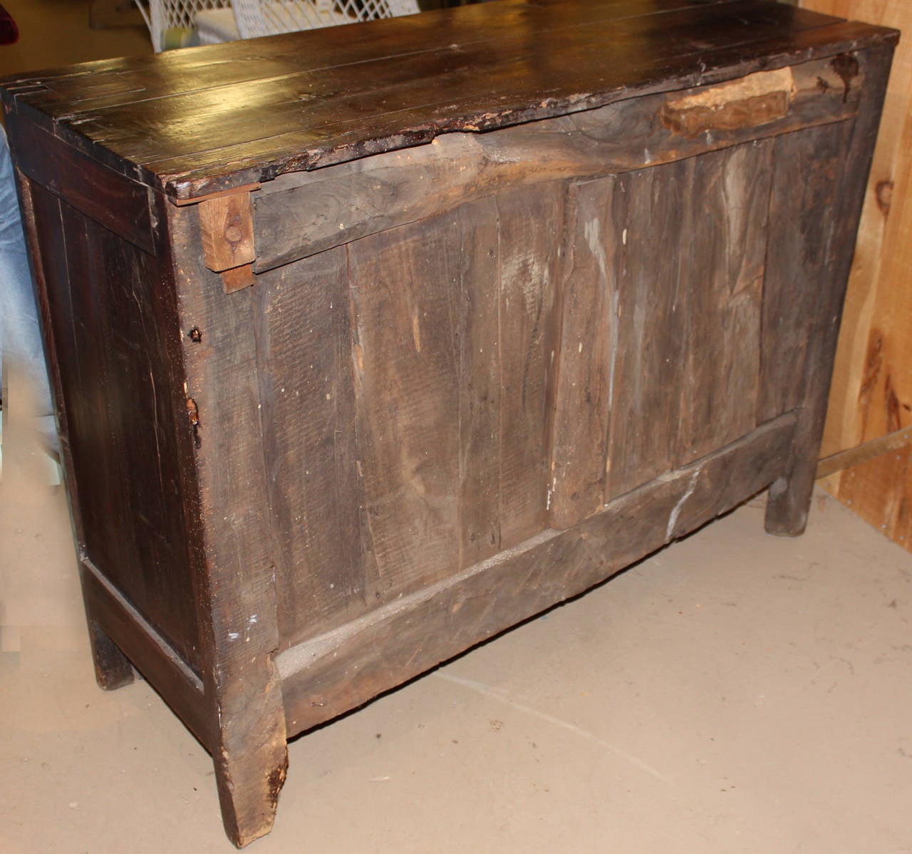Exquisite 18th Century French Buffet or Server in Dark Oak 4