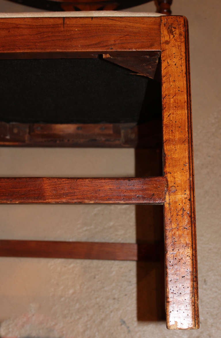 Pair of 18th c English Fruitwood Corner Chairs 1