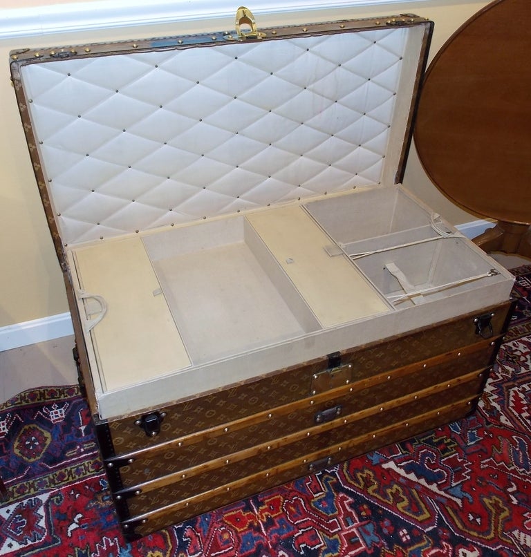 Fabric 19th c. Louis Vuitton Trunk