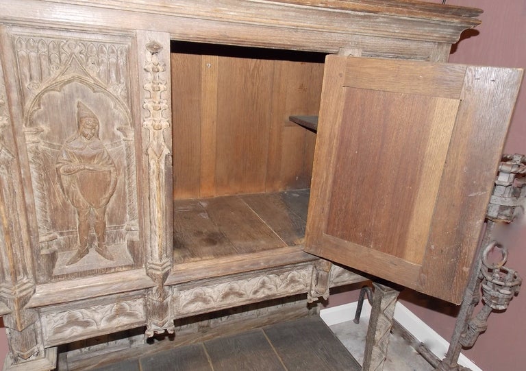 19th Century French Gothic Revival Two-Part Cupboard 2