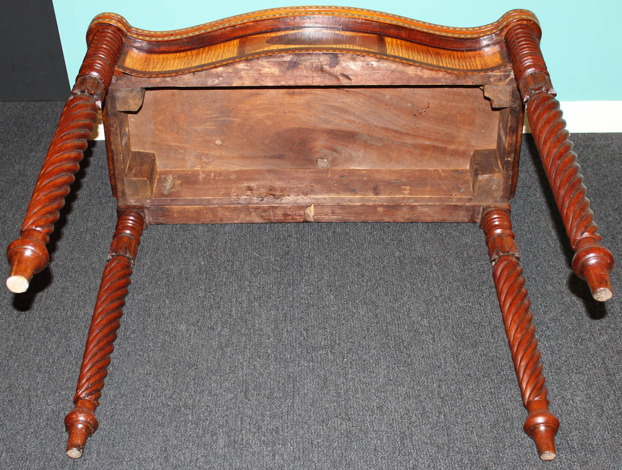 Federal Period , Sheraton Card Table from Salem, Massachusetts 5