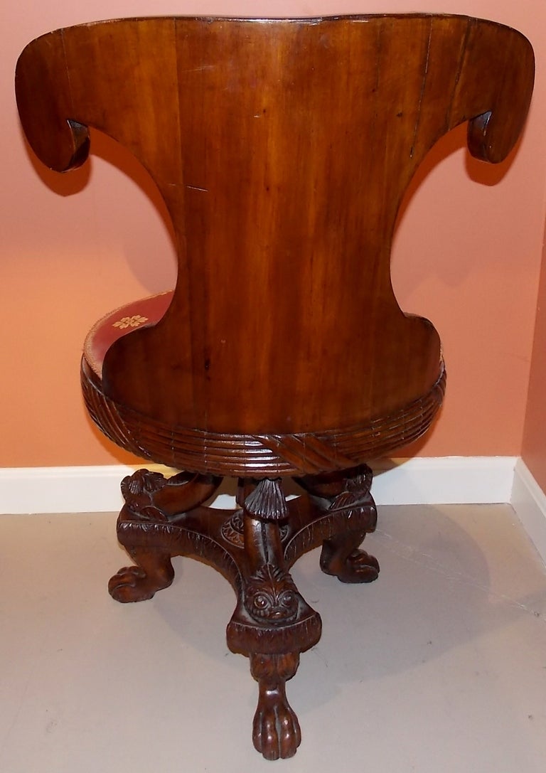 19th C. Quervelle Empire Side Chair 1