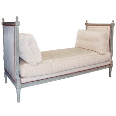 Diminutive French Polychromed Daybed