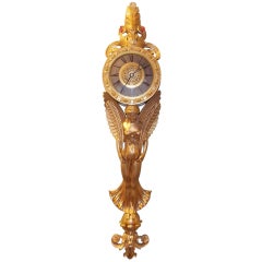 Rare and Unusual 19th Century French Wall Clock