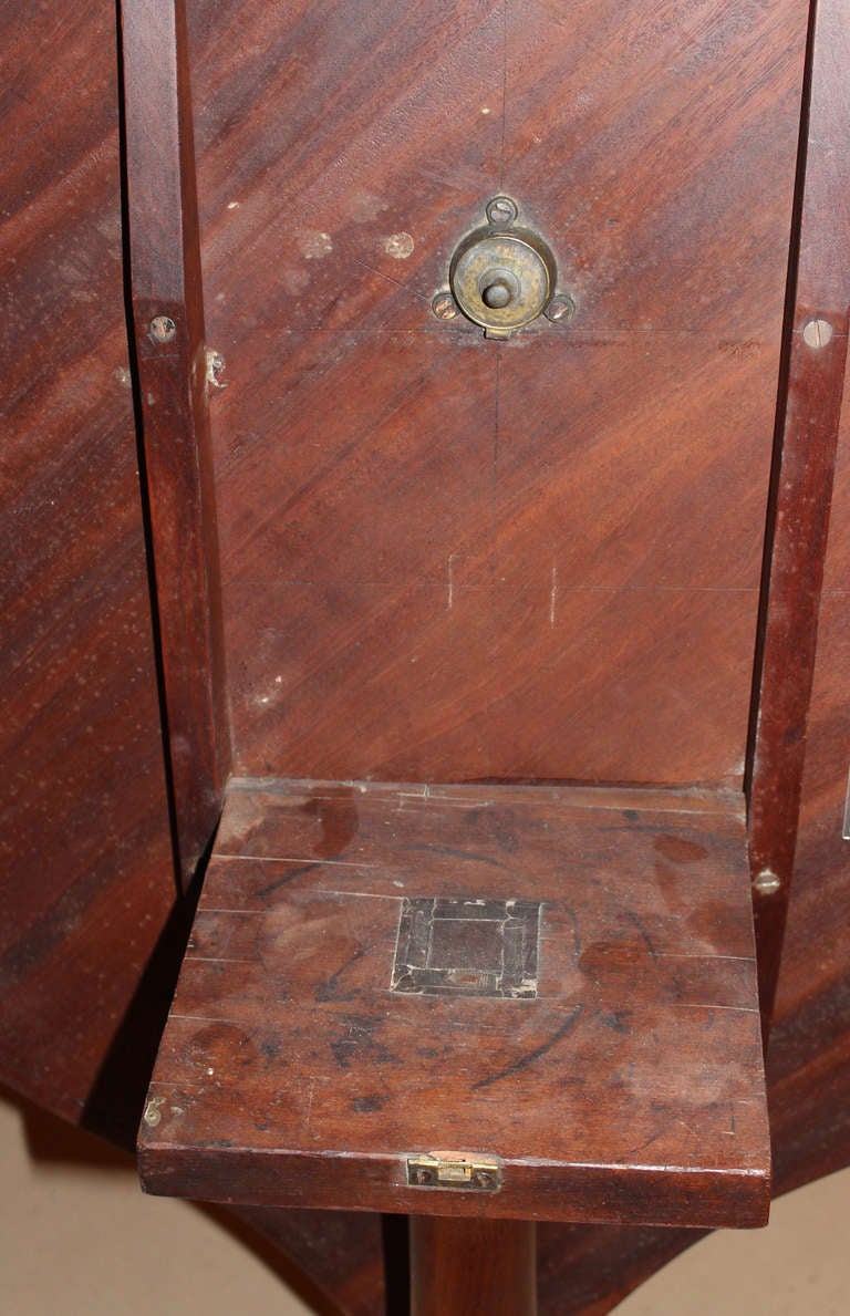 18th Century and Earlier 18th c Mahogany Chippendale Serpentine Tilt Top Tea Table