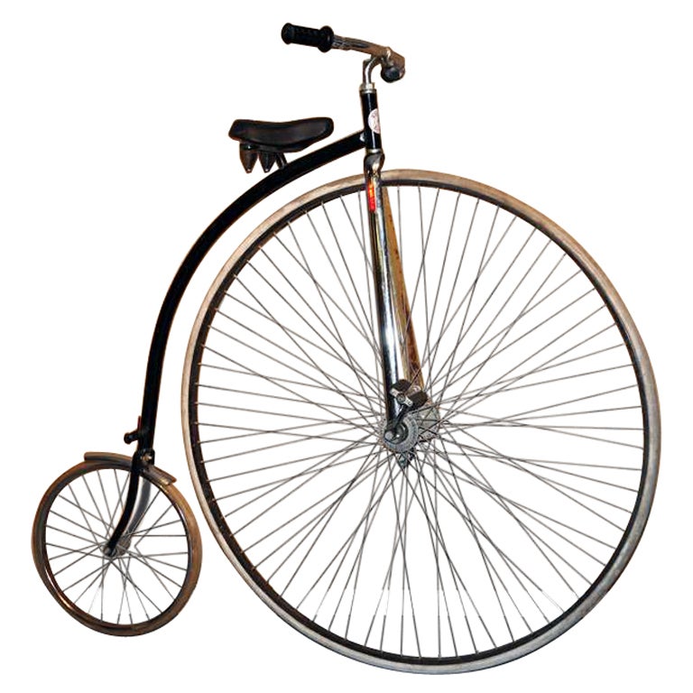 Vintage High-Step Bicycle Co. High Wheel Bicycle, 52" Wheel