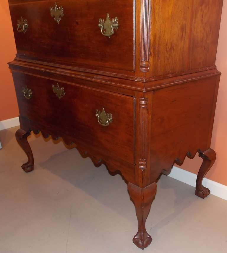 American 18th c. Walnut Pennsylvania Highboy