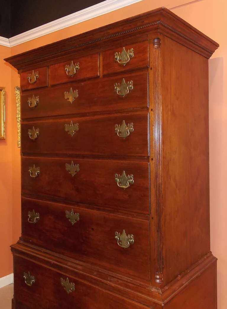 18th c. Walnut Pennsylvania Highboy 2