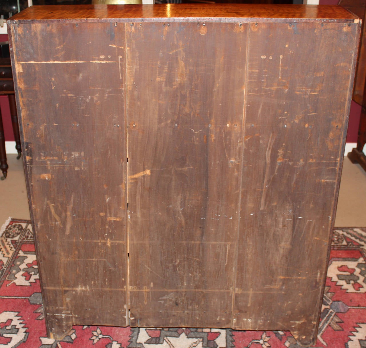 Federal Walnut Slant Front Desk with Eagle Inlay, circa 1800 4