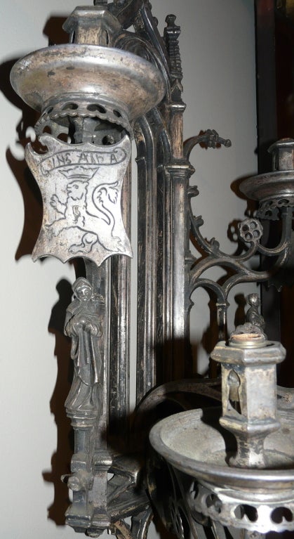 gothic wall sconces for candles