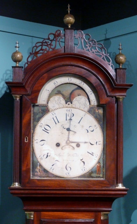 American Aaron Willard Jr. Tall Case Clock