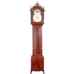 Antique Aaron Willard Jr. Tall Case Clock