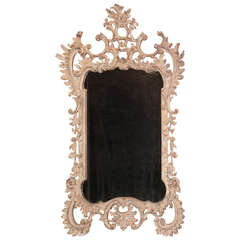 English Rococo Carved Mirror