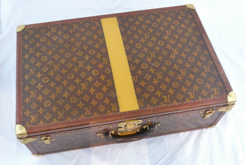 Louis Vuitton Vintage Hardside Luggage Suitcase at 1stdibs