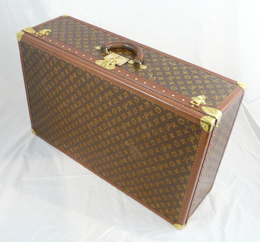 Louis Vuitton Vintage Hardside Luggage Suitcase at 1stdibs