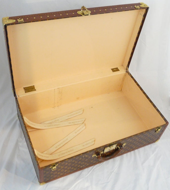 Louis Vuitton Vintage Hardside Luggage Suitcase 1