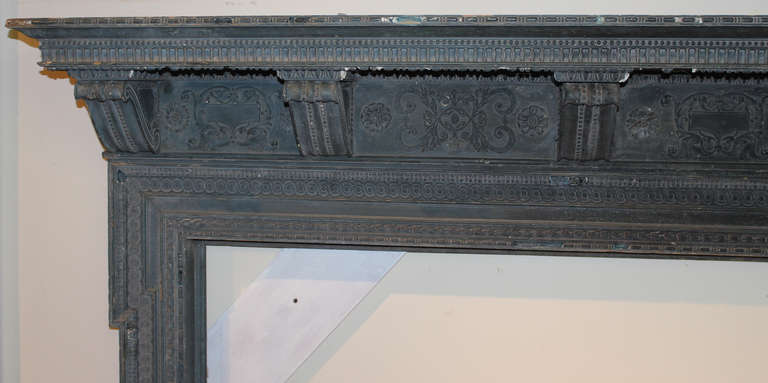 19th Century English Fireplace Mantel or Surround  In Excellent Condition In Milford, NH