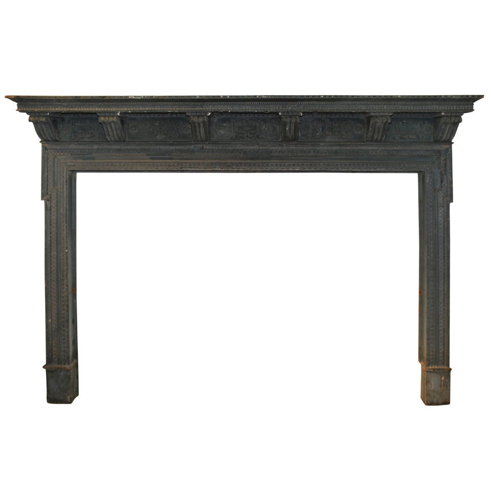 19th Century English Fireplace Mantel or Surround 