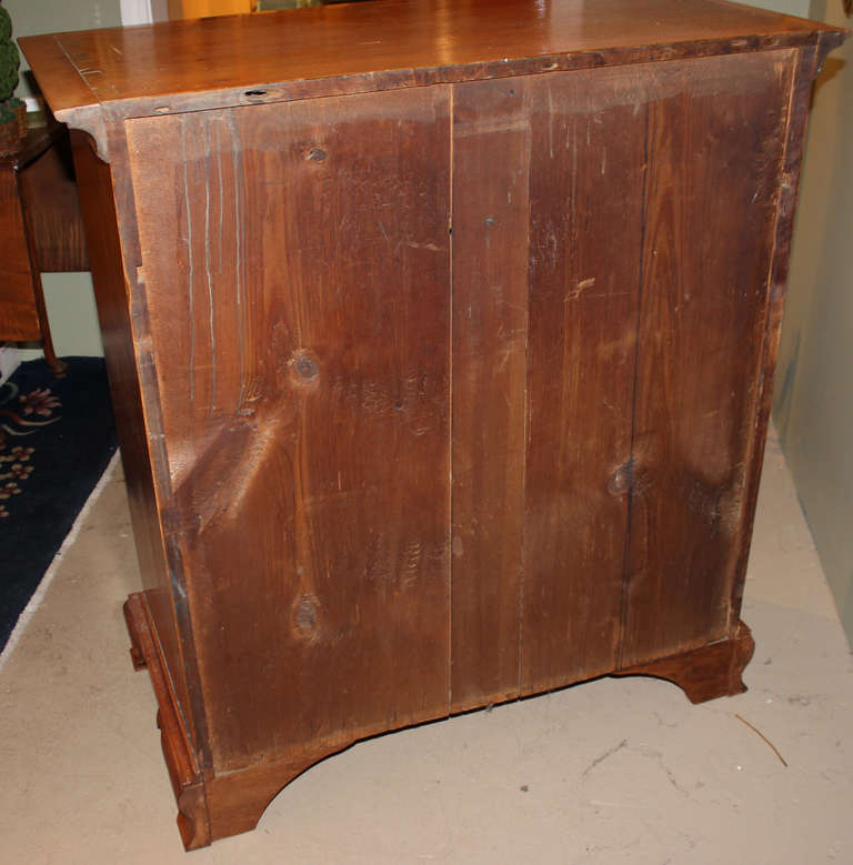18th c Chippendale Tiger Maple Chest 6