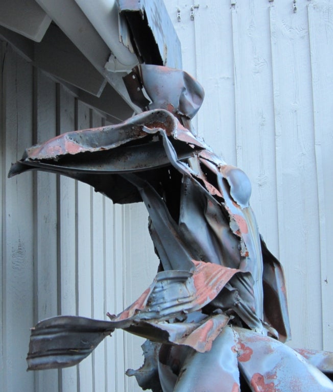 Monumental Judith Brown Metal Sculpture titled 