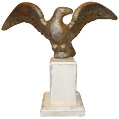 Bronze Harbor Master Pilot House Eagle