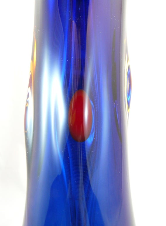 Italian Murano Glass Lamp For Sale 3