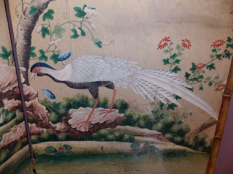 18th Century Chinese Wallpaper Screen 1