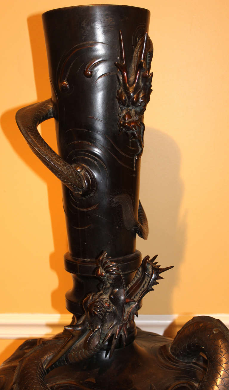 dragon vases