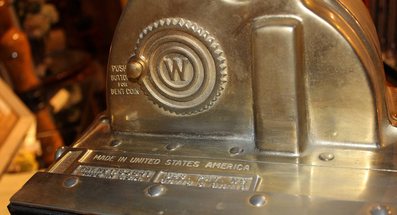 American Five Cent Rol-A-Top Slot Machine by Watling, Chicago IL