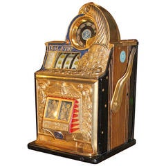 Five Cent Rol-A-Top Slot Machine by Watling, Chicago IL