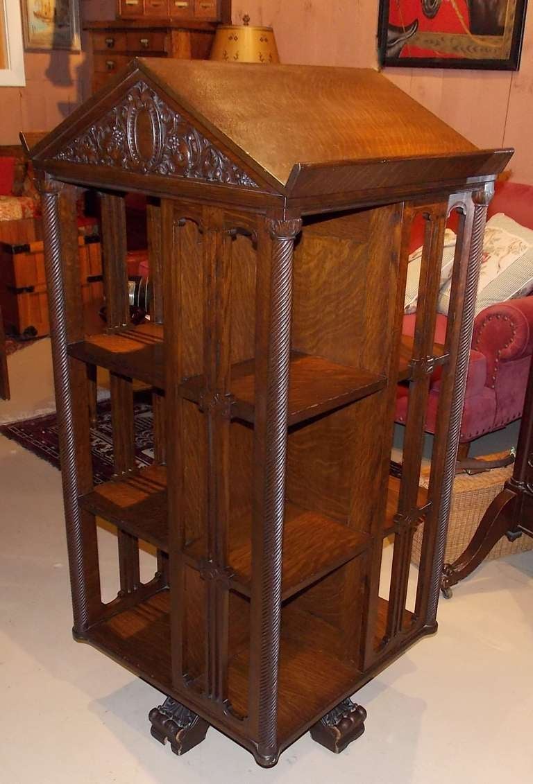 19th Century 19th c. Revolving Bookcase