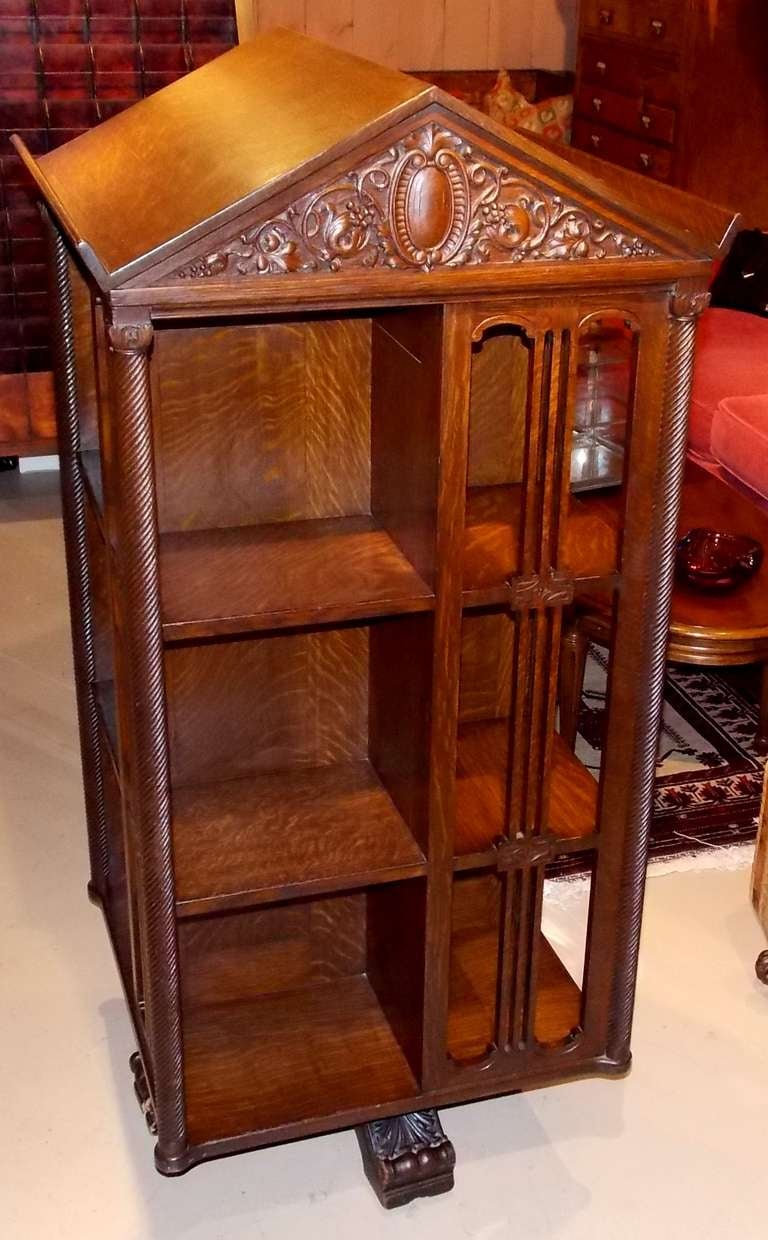 19th c. Revolving Bookcase 3