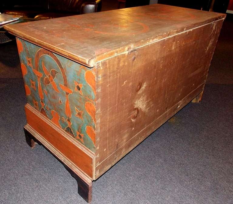 Early 19th Century Berks County, Pennsylvania Painted Dower Chest 1