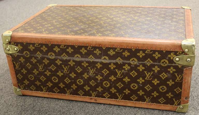 Mid-20th Century Louis Vuitton Vintage Hardside Suitcase