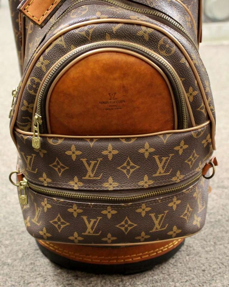 1980s Louis Vuitton Monogram Golf Bag For Sale at 1stDibs