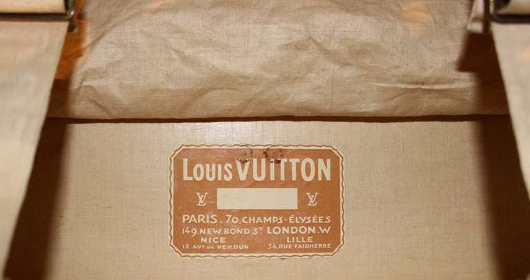 Leather Louis Vuitton Wardrobe Steamer Trunk